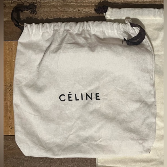 Chloe, Celine and Cole Haan. Set of 3 Purse Dust Bags. - Picture 4 of 10